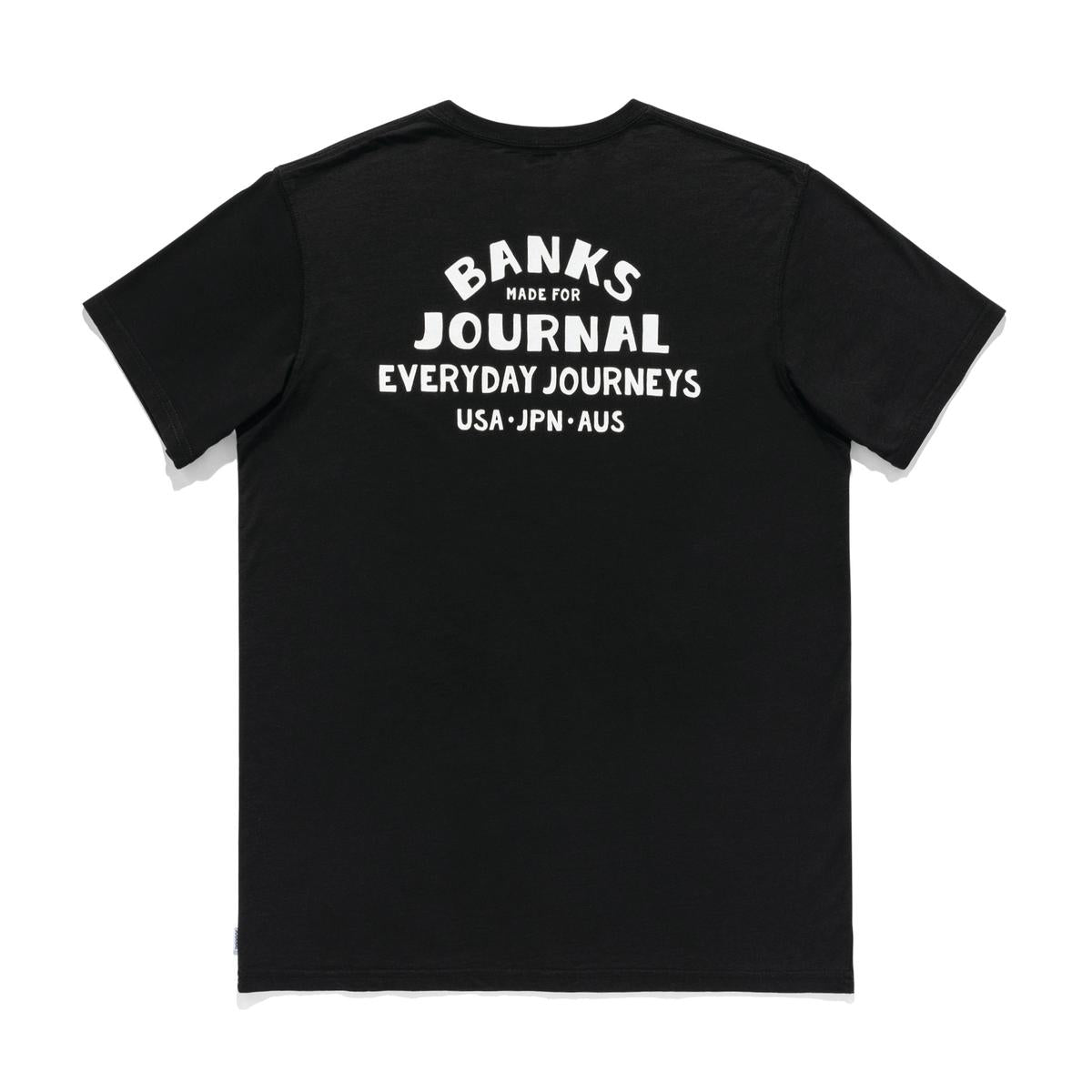 Banks Journal | “Everywhere” Organic Cotton Tee - Black